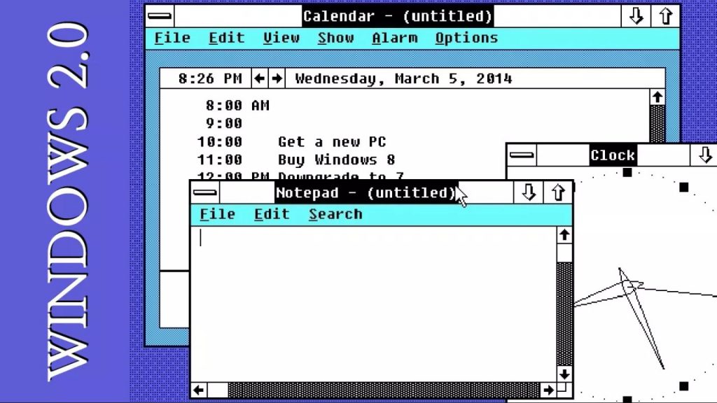La historia de Windows: Windows 2.0